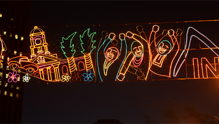 It’s Back: The Festive Lights Switch-On Event in Adderley Street shines again