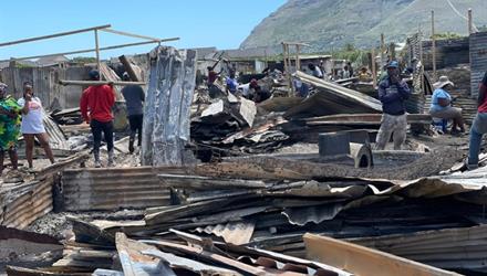City assists Masiphumele residents affected by fire