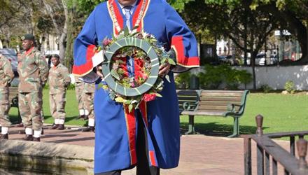 Deputy Mayor at the Battle of Square Hill Remembrance Ceremony 