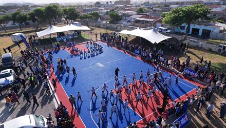 Forest Whitaker's NGO and NBA Africa build basketball court in Athlone