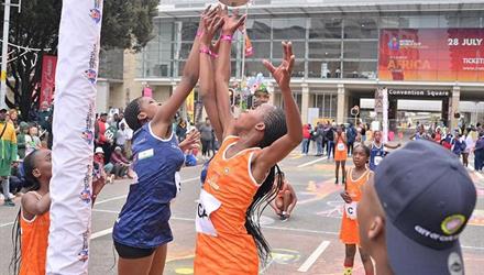 Young Netball stars shine at City sponsored Street Netball Festival finale
