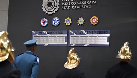 City hosts Remembrance Day service for fallen Safety and Security staff members