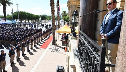 City and SAPS host joint festive season safety parade