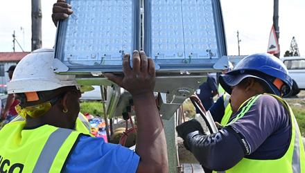 City commences with Khayelitsha LED high-mast refurbishment project