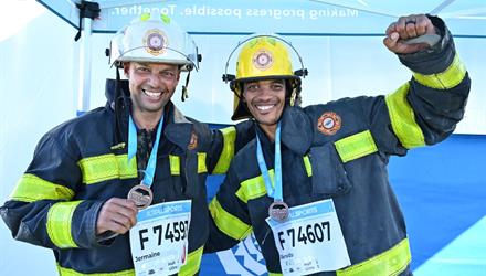 Firefighting duo geared up for Two Oceans return