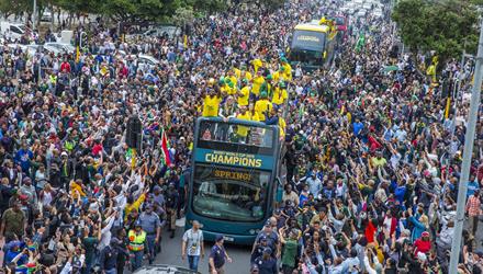 Cape Town to welcome World Champion Springboks for victory parade 