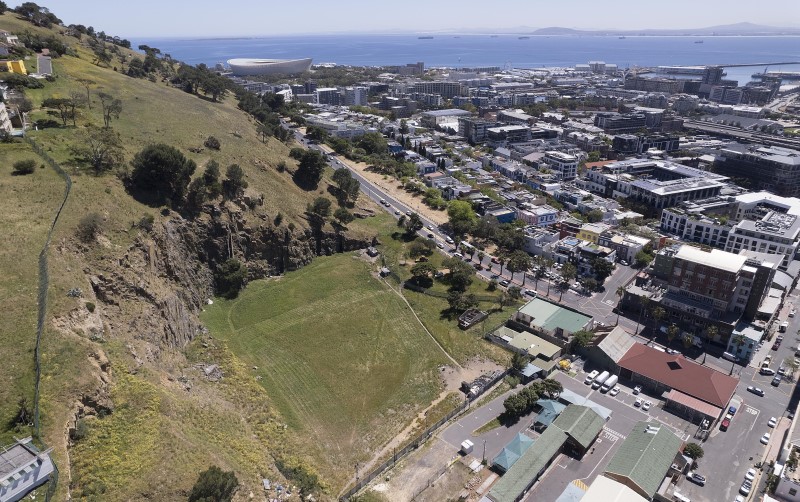 Aerial view of the Strand Street Quarry