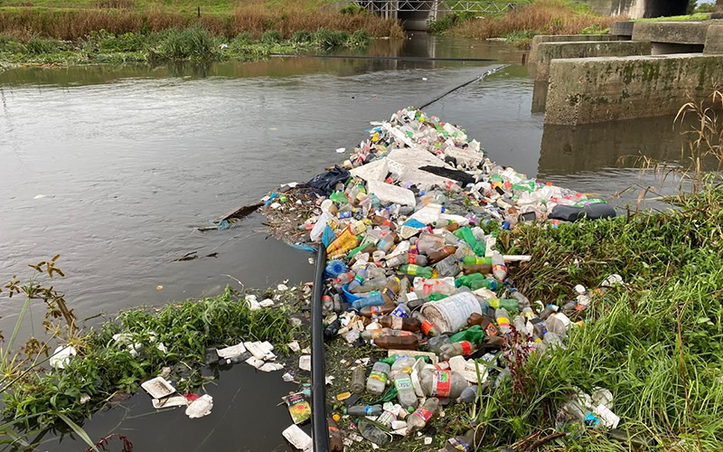 Litterboom initiative helps keep our rivers cleaner