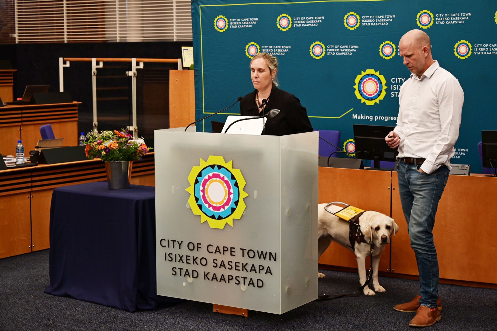 Dr Michelle Botha (Senior Lecturer at the Division for Disability and Rehabilitation Studies, Stellenbosch University) and Mark Cawood (Manager: PPrMB).